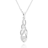 359123 TWISTED BLISS SP INTRICATE NECKLACE